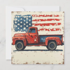 Freedom Cruiser: Vintager Ruhm Feiertagskarte