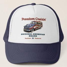 Freedom Cruisin'Surfer Americana Trucker Hats Truckerkappe