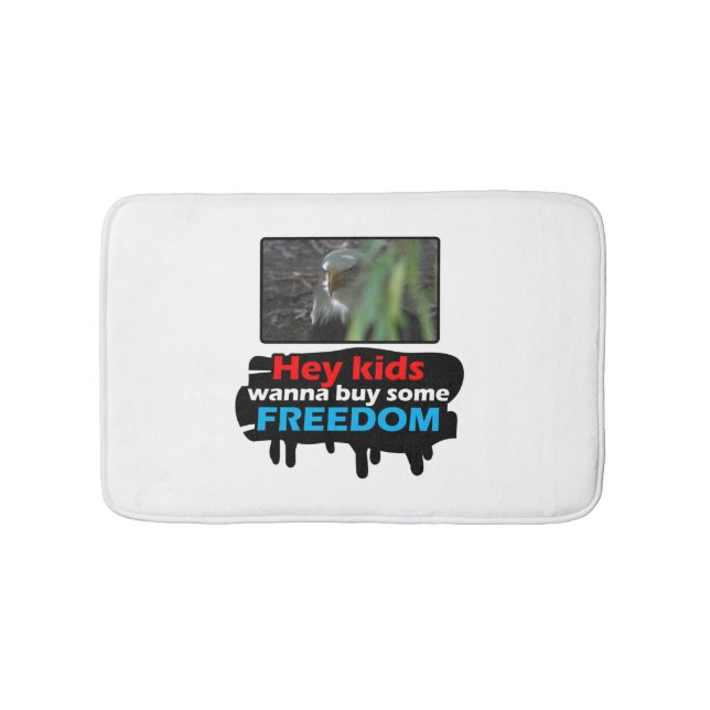 Freedom Eagle Badematte (Vorderseite)