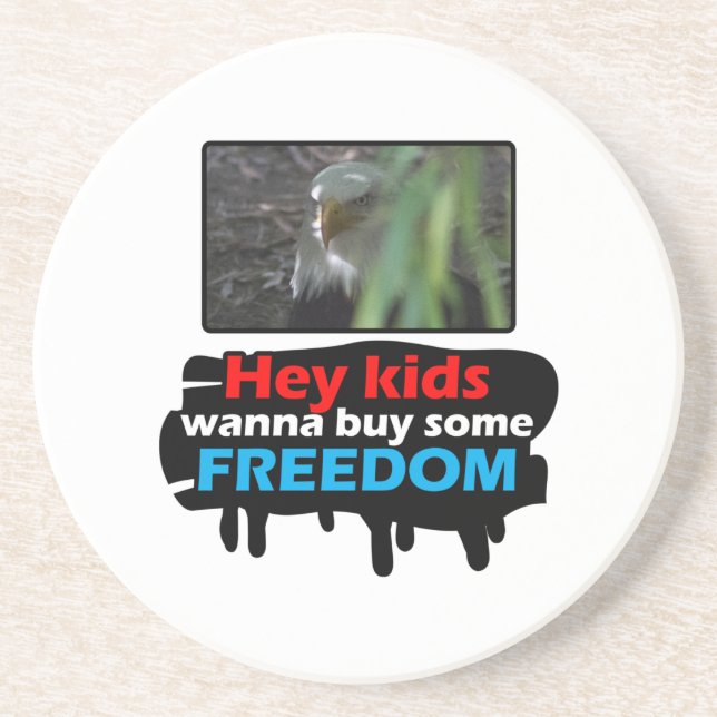 Freedom Eagle Getränkeuntersetzer (Vorne)
