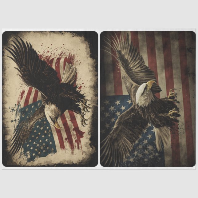 Freedom Eagle Seidenpapier (Vorderseite)