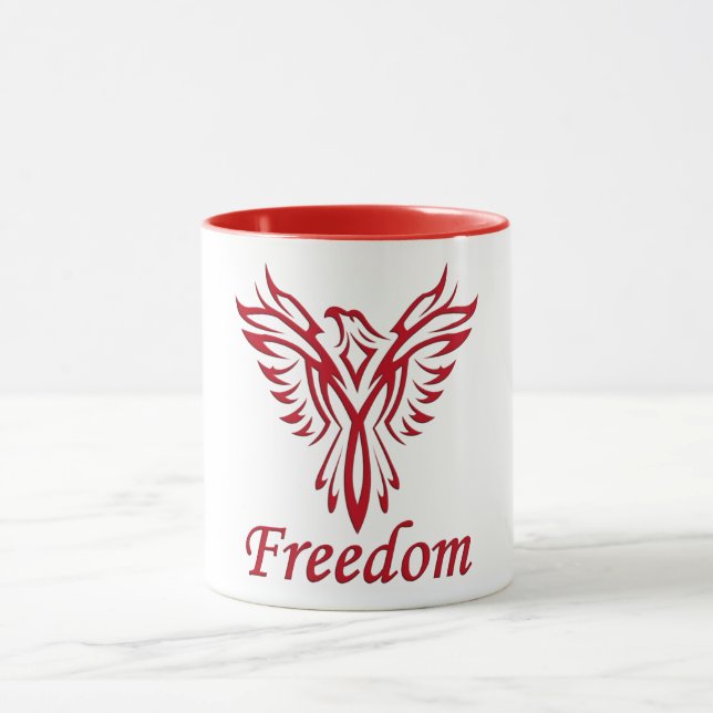 Freedom Eagle Tasse - wählen Sie Stil & Farbe (Zentrum)