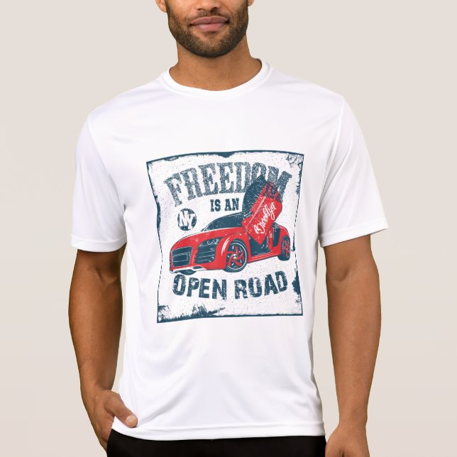 Freedom est un T-shirt de l'Activewear Road Open (Devant)