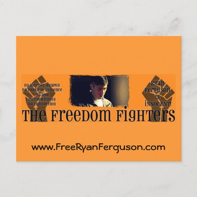 Freedom Fighters Ryan Fergn Postcard Postkarte (Vorderseite)
