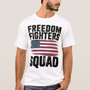 Freedom Fighters Squad 1776 Flag-USA Unabhängigkei T-Shirt