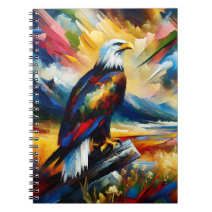 Freedom Flight Eagle Notizbuch Notizblock