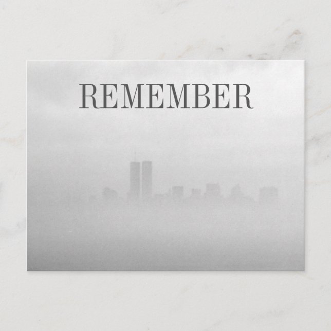 Freedom Fog Postcard - denken Sie daran Postkarte (Vorderseite)