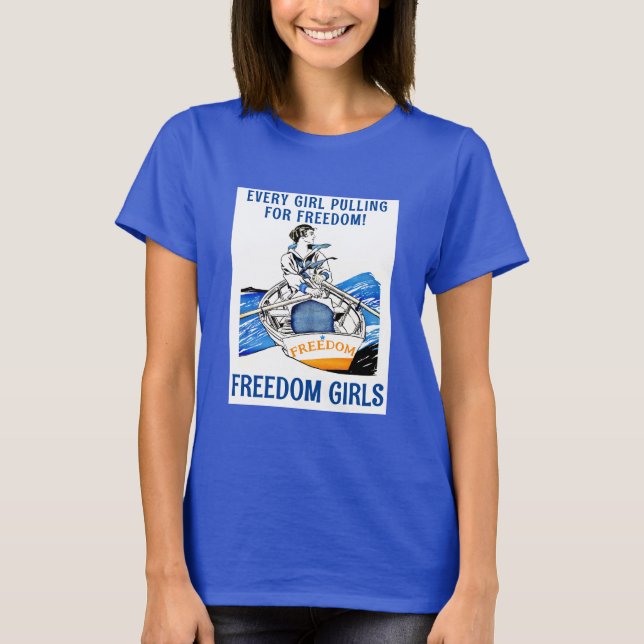 FREEDOM GIRLS (dunkel) T - Shirt (Vorderseite)