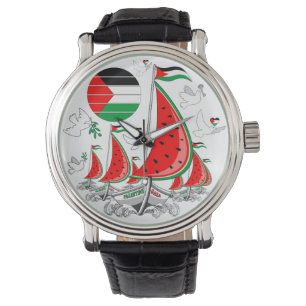 Freedom Global Sumud Flotilla Boats to Gaza Armbanduhr