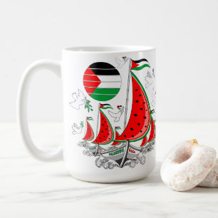 Freedom Global Sumud Flotilla Boats to Gaza Kaffeetasse