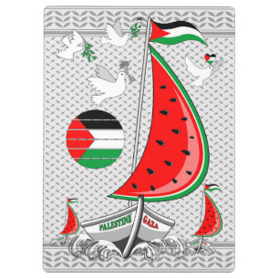 Freedom Global Sumud Flotilla Boats to Gaza Klemmbrett