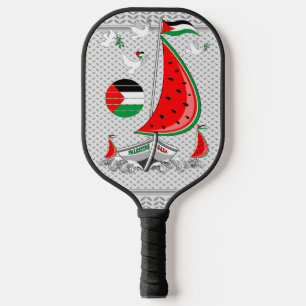 Freedom Global Sumud Flotilla Boats to Gaza Pickleball Schläger