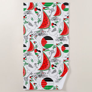 Freedom Global Sumud Flotilla Boats to Gaza Strandtuch