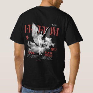 Freedom Grafik T-Shirt Herren T-Shirt