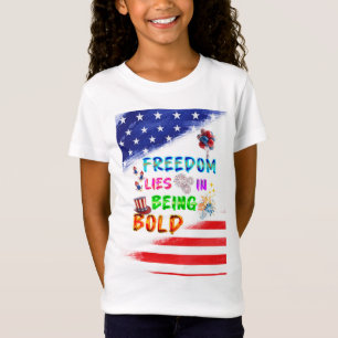 Freedom Jersey liegt im Mutigen sein T-Shirt