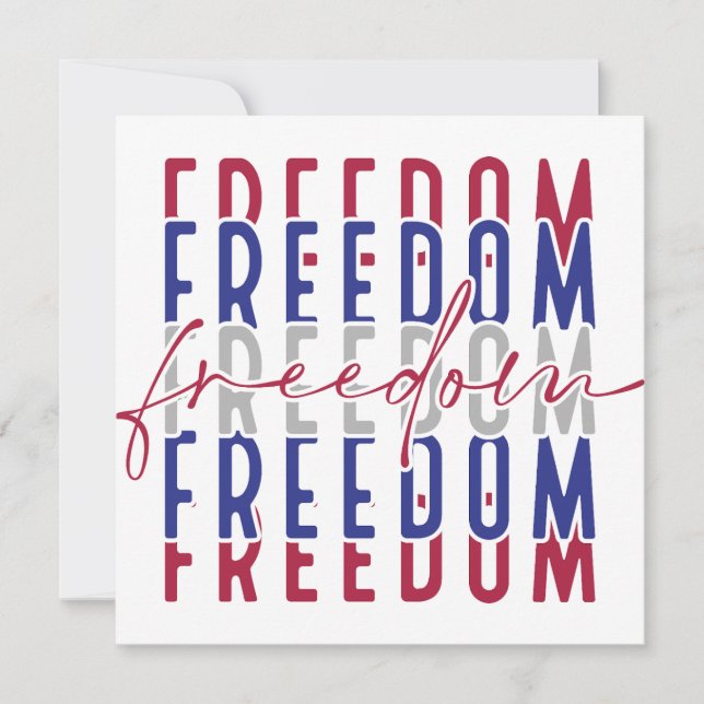 Freedom Kamala Harris Einladung (Vorderseite)