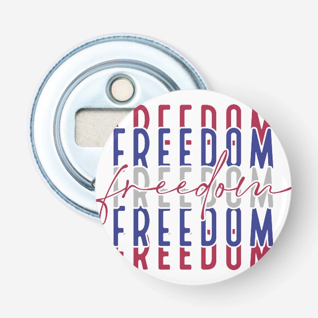 Freedom Kamala Harris Flaschenöffner (Vorderseite)