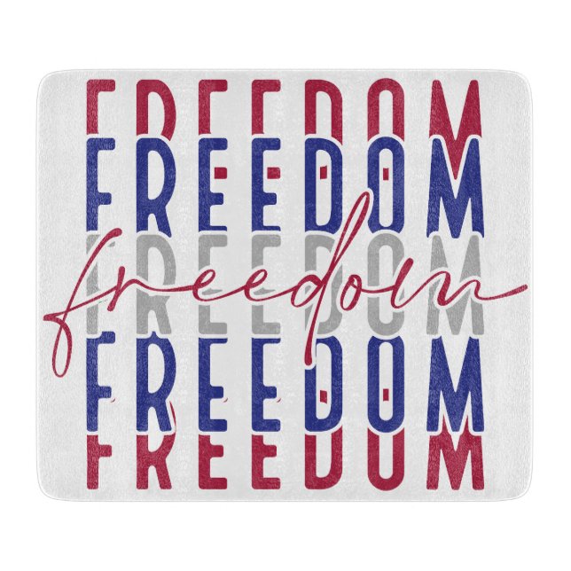 Freedom Kamala Harris Schneidebrett (Vorderseite)