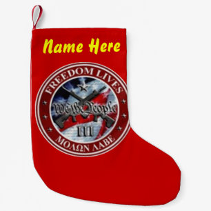 FREEDOM LIVES CHRISTMAS STRUMPF KLEINER WEIHNACHTSSTRUMPF