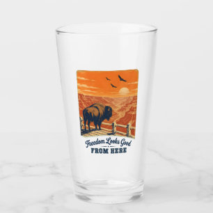 Freedom Looks Good Canyon Glasstasse Glas