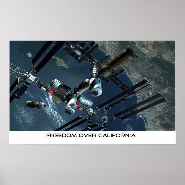 Freedom over California Poster (Vorne)