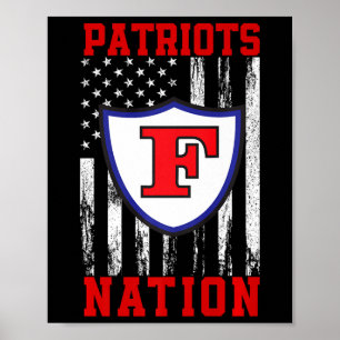 Freedom Patriots Logo Nation Poster