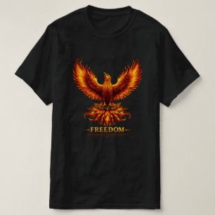 Freedom Phoenix Herren Grafik T-Shirt