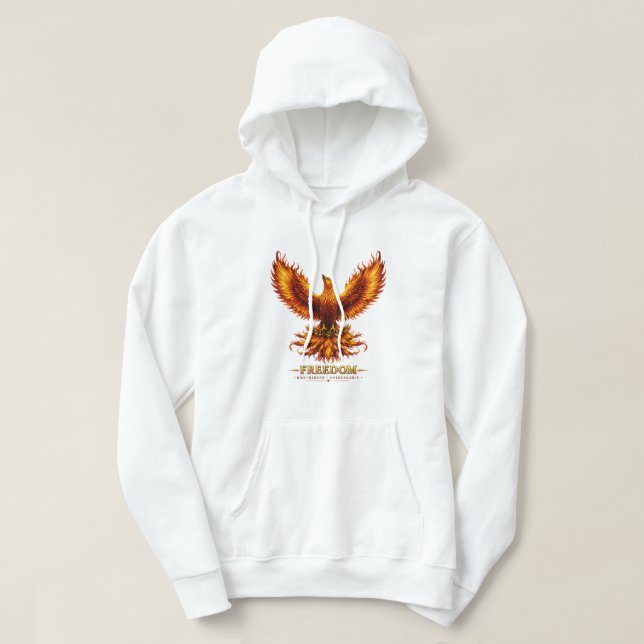 Freedom Phoenix Herren Pullover Hoodie (Design vorne)