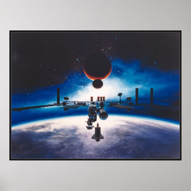 Freedom Poster der Raumstation (Vorne)