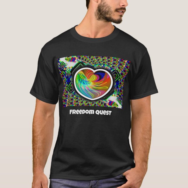 Freedom Quest Heart T-Shirt (Vorderseite)