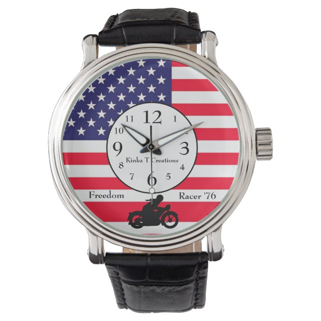 Freedom Racer '76 Watch Armbanduhr (Vorderseite)