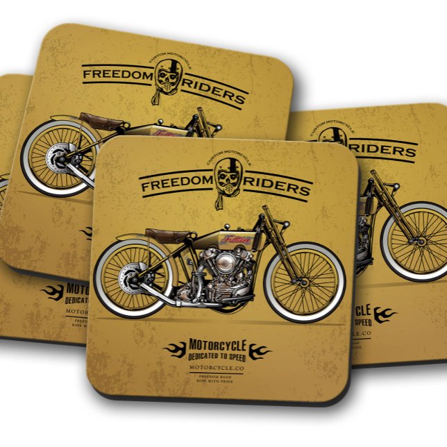 Freedom Rider Motorcycle Coaster | Coaster Set Glasuntersetzer (Von Creator hochgeladen)