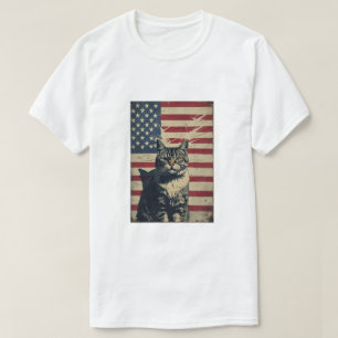 Freedom Scratcher - Patriotic Cat T - Shirt