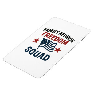 Freedom Squad Familien-Wiedersehens-Shirt – USA Pa Magnet
