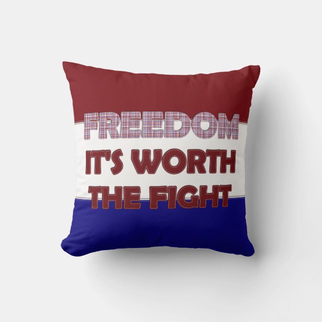 Freedom Square Throw Kissen (Vorderseite)