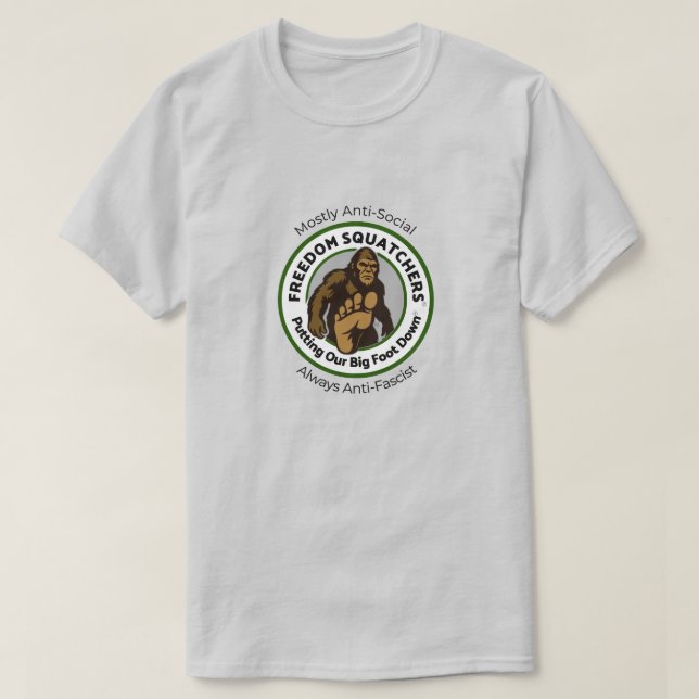 Freedom Squatchers "Anti-Social" T-Shirt (Design vorne)