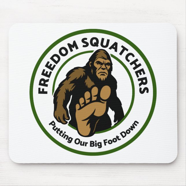 Freedom Squatchers Mouse Pad Mousepad (Vorne)
