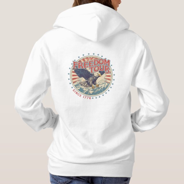 Freedom Tour Patriotic Hoodie (Rückseite)