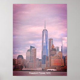 Freedom Tower Manhattan New York City Poster