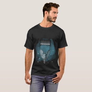 Freedom Winged Statue T - Shirt - Inspirational Ar