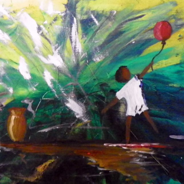 freedome painting postcard postkarte (Von Creator hochgeladen)