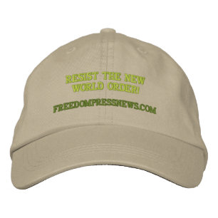 FREEDOMPRESSNEWS.COM, RESISTIEREN SIE DIE NEUE WEL BESTICKTE KAPPE