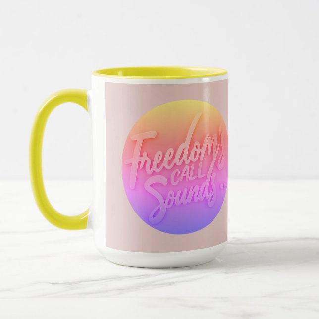 Freedom's Call Sounds Tasse (Links)