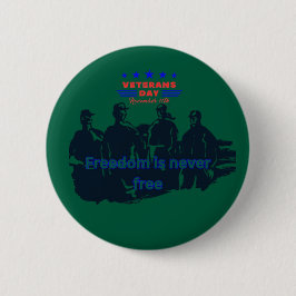 Freedom's Defenders huntergrün Button