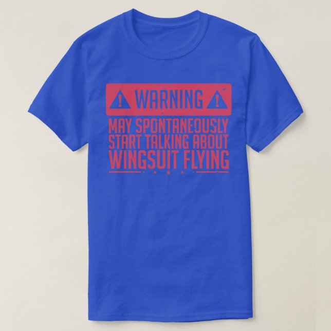 Freefall Wingsuit Basejumper Skydiver T-Shirt (Design vorne)