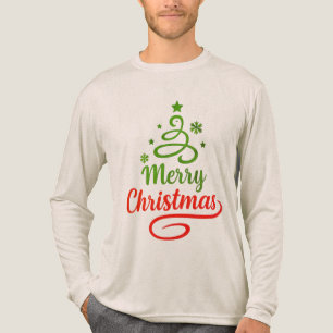 Freefit Frohe Weihnachten Langarmshirt 🎅 Bella Tri-Blend Shirt