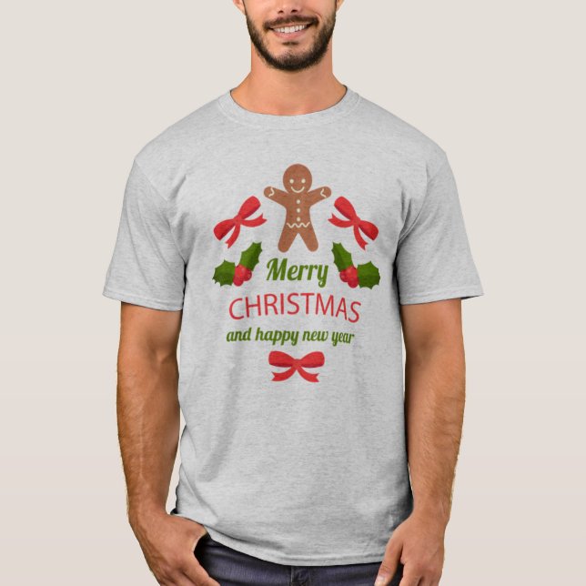 Freefit Gingerbread Christmas Tee USA (Vorderseite)