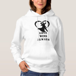Freefit Liebe gewinnt immer Unisex Hoodie - Inspir