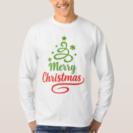 Freefit Merry Christmas Long Sleeve Tee | Festive