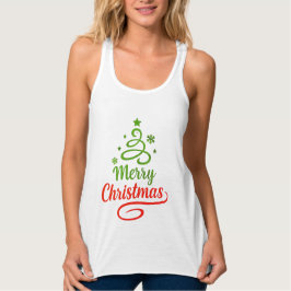Freefit Merry Christmas Tank | Women's Bella+Canva